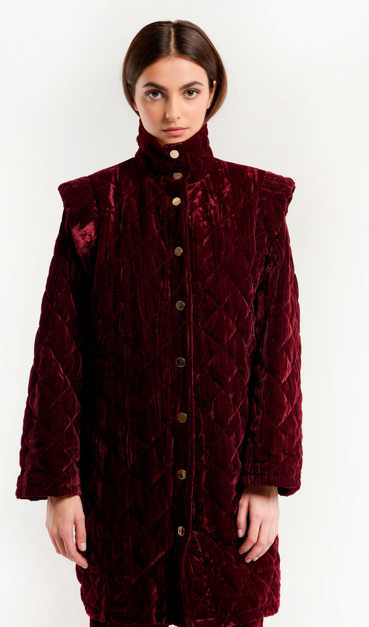 Manteau bordeaux COUMBA - WILD - 30%