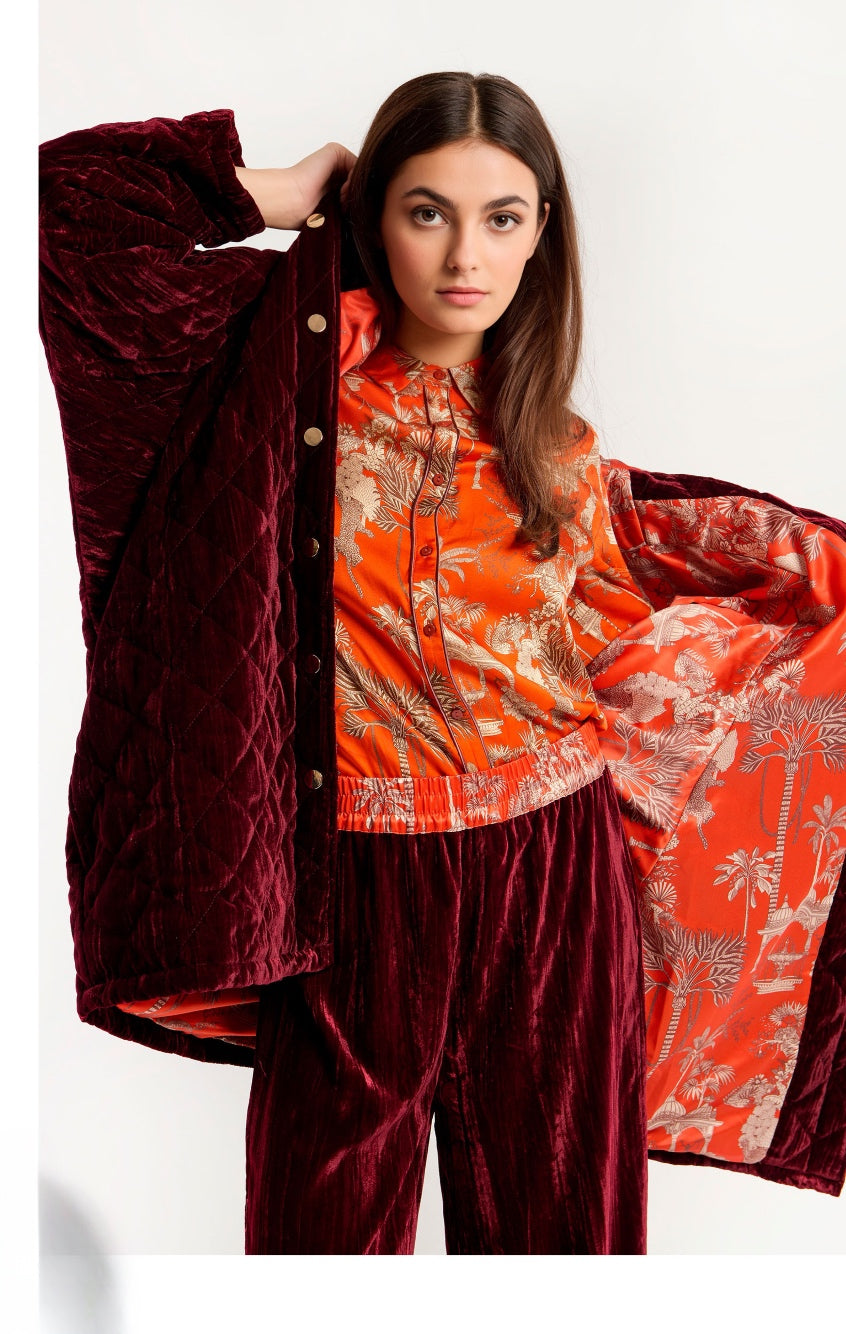 Manteau bordeaux COUMBA - WILD - 30%