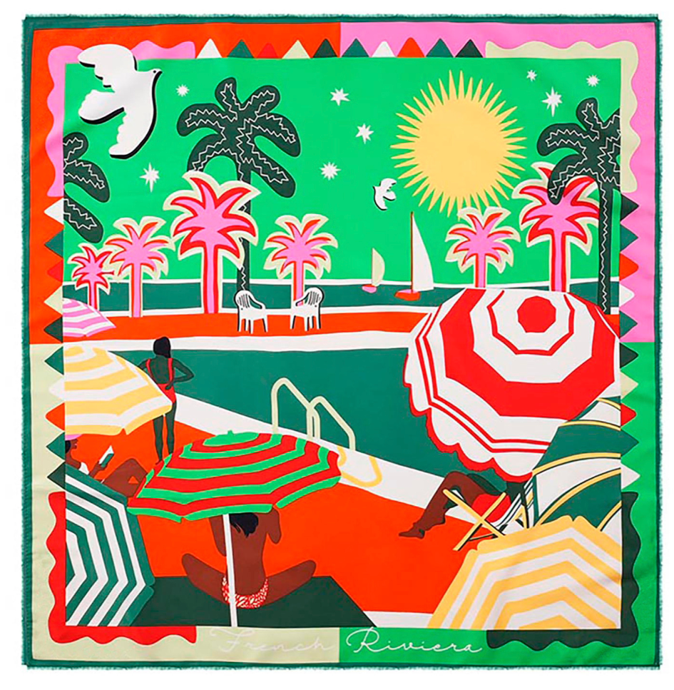 đFoulard vert âChachacha" XL - WILD