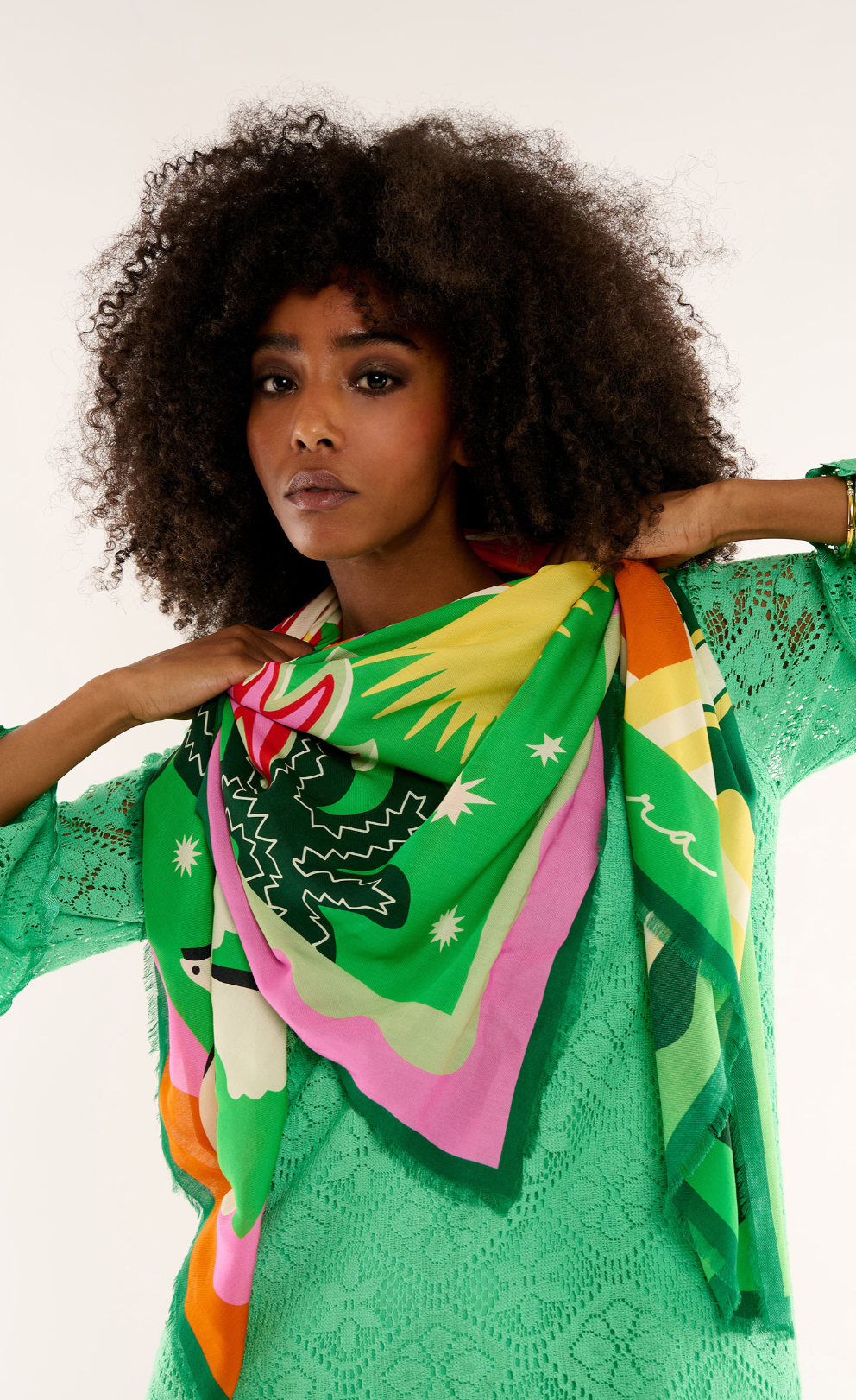 đFoulard vert âChachacha" XL - WILD