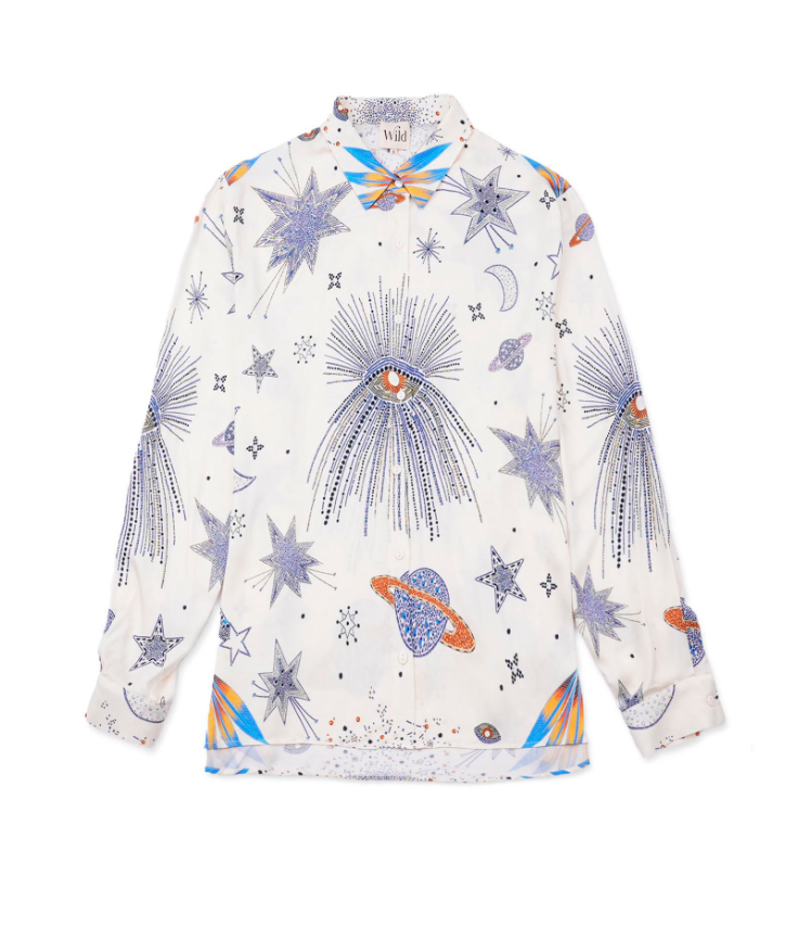 Chemise BONAVENTURE Comète blanche - WILD 💫
