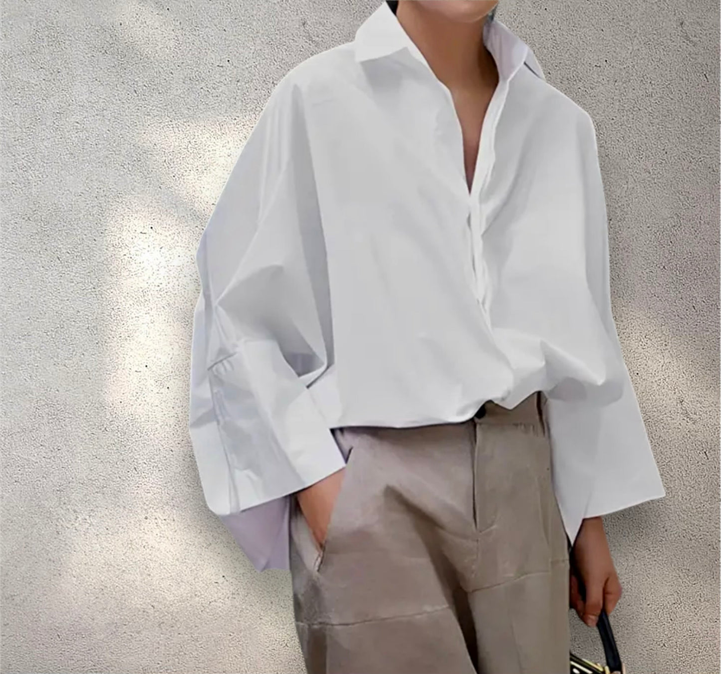 Chemisier blouse blanche - 30%