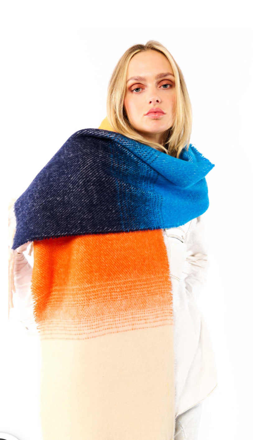 Echarpe toute douce SALINA multi couleur - Wild