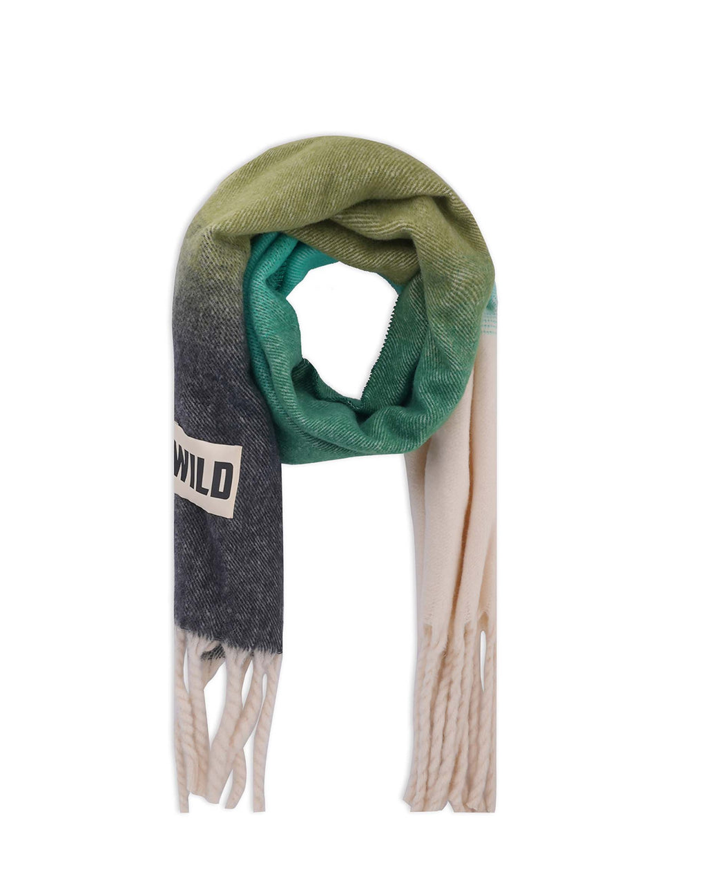 Echarpe verte toute douce SALINA - Wild