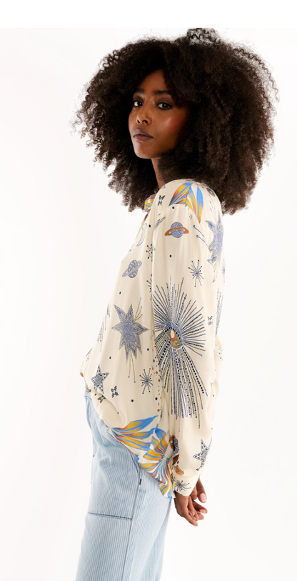 Chemise BONAVENTURE Comète blanche - WILD 💫