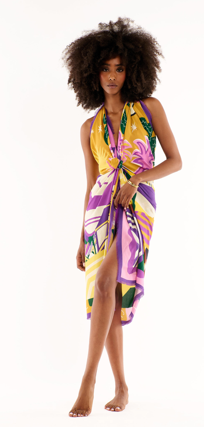 Foulard Chachacha jaune XL - WILD 💛
