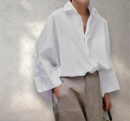 Chemisier blouse blanche - 30%