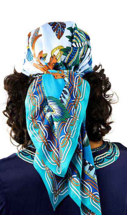 foulard_pony_wild_medium_bleu arrière