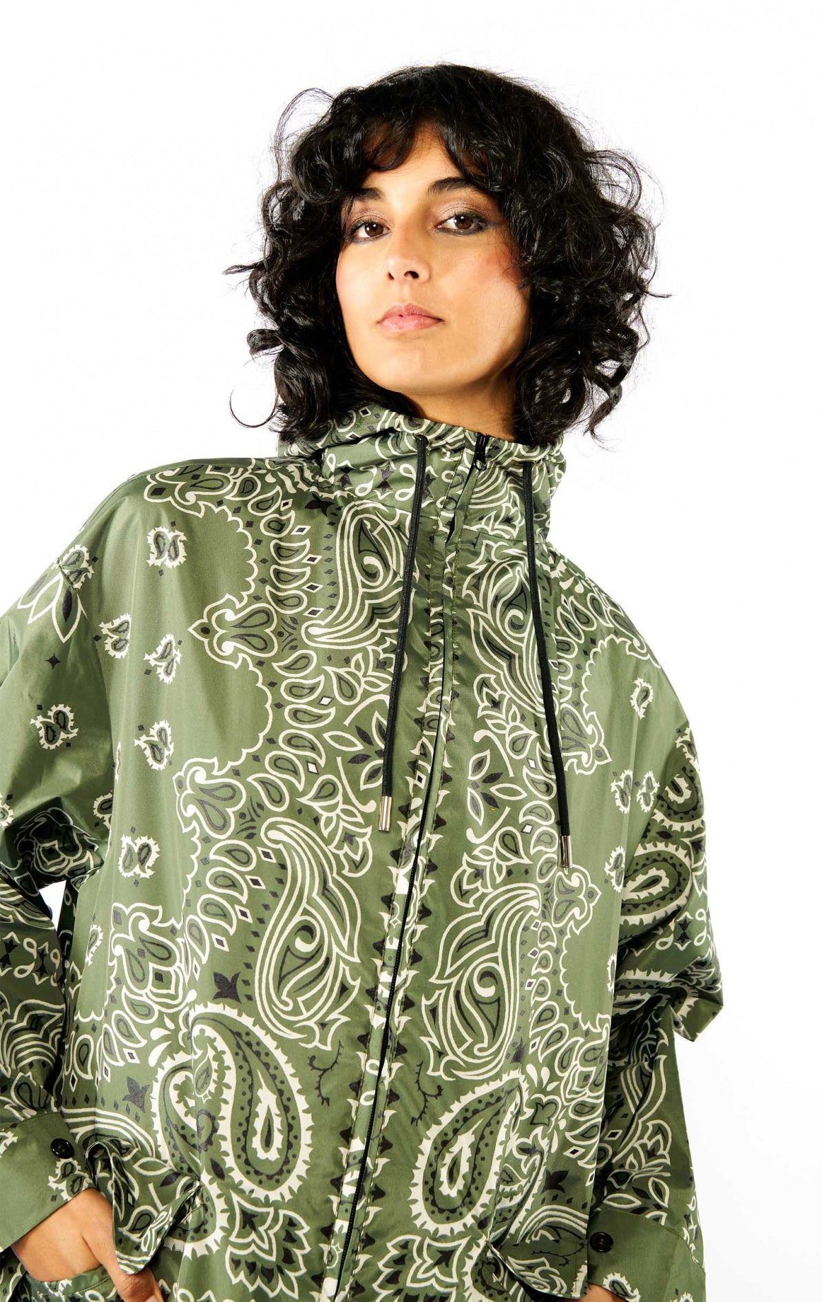 impermeable kaki SILVE wild face