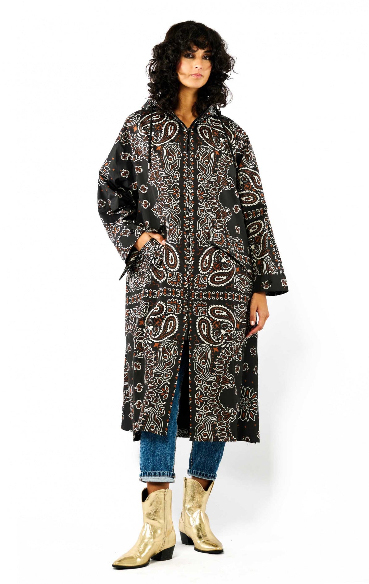 impermeable kaki SILVE wild face