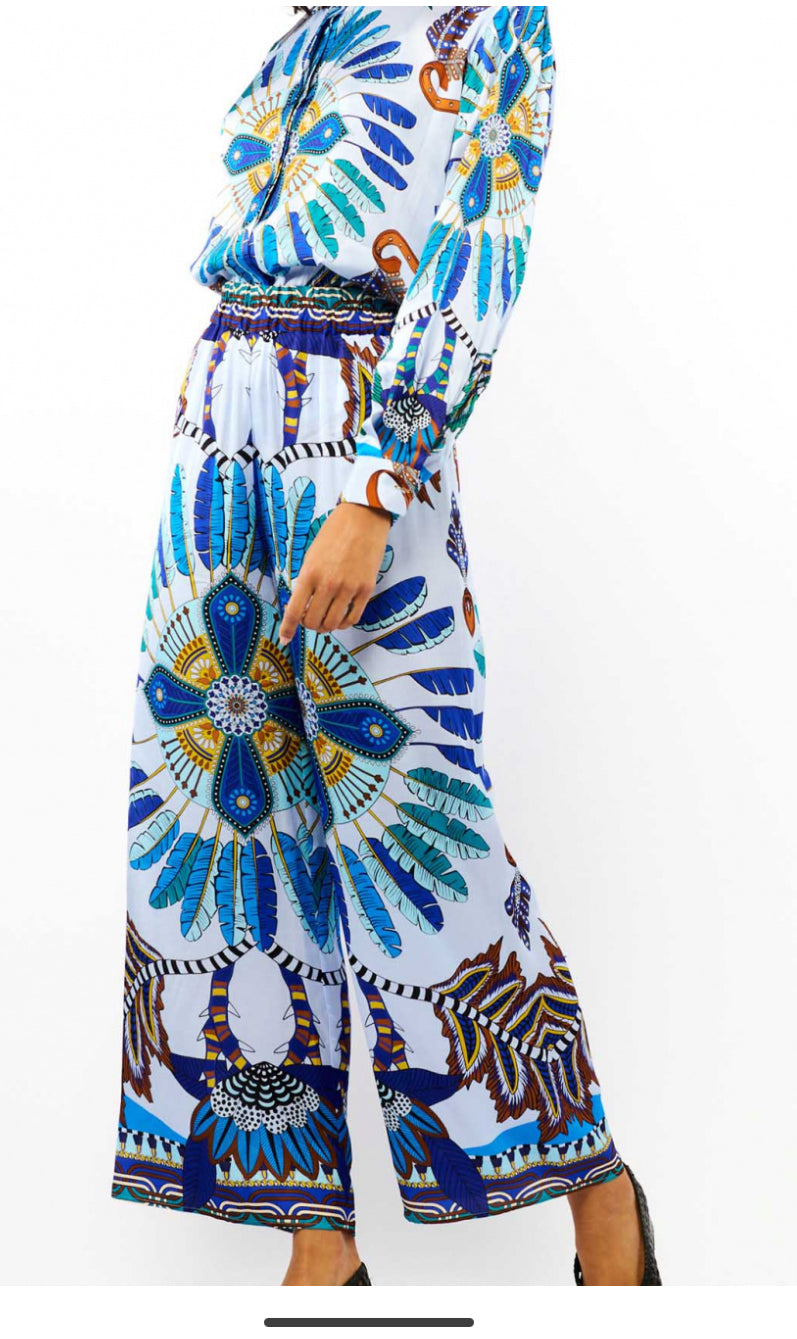 pantalon athenados bleu taille 1 cote